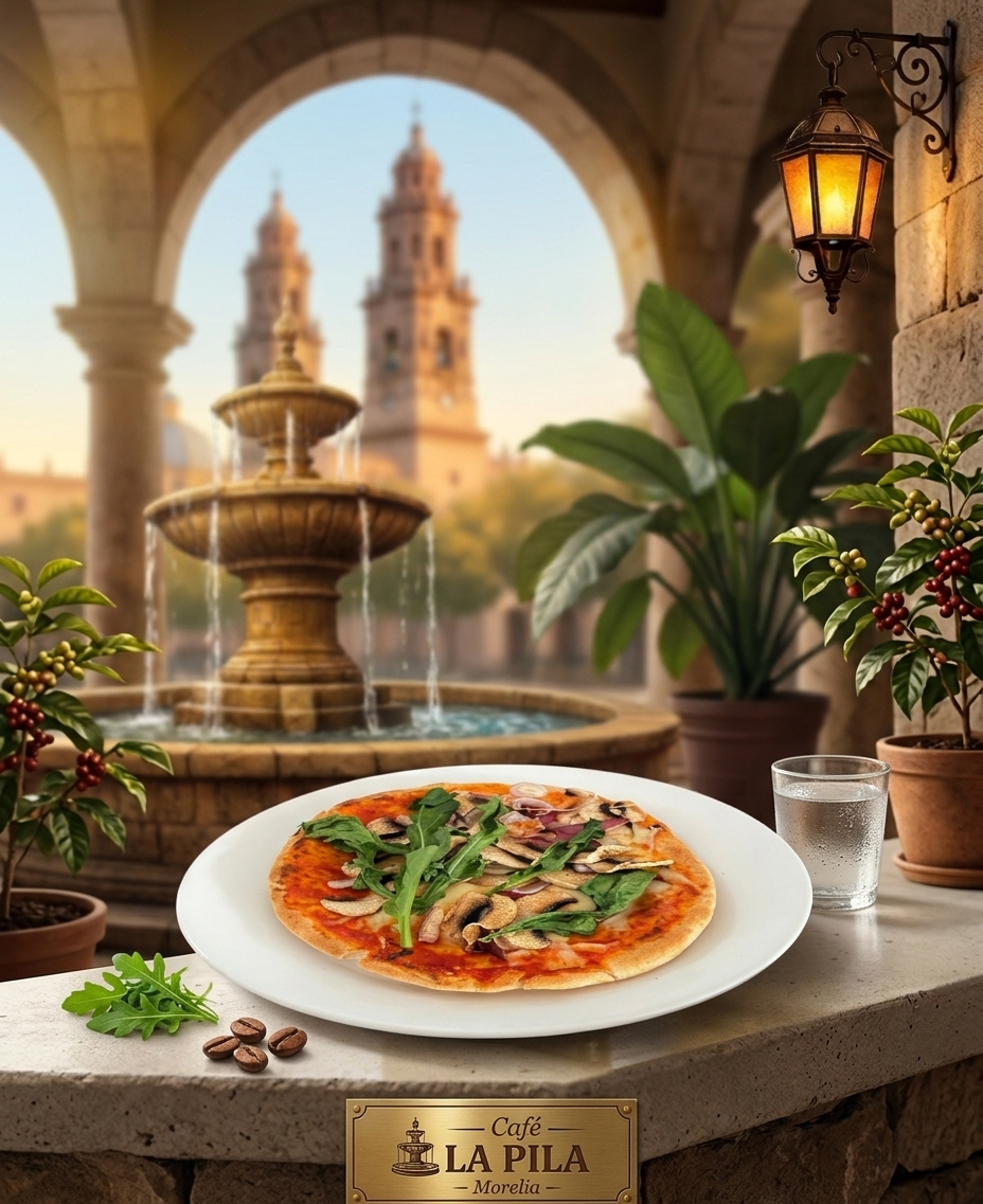 Pizza de Champiñones